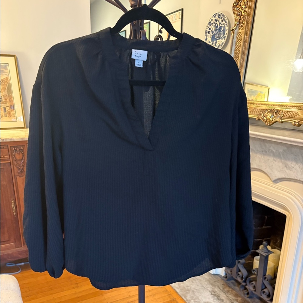 a new day Black Women's Blouse